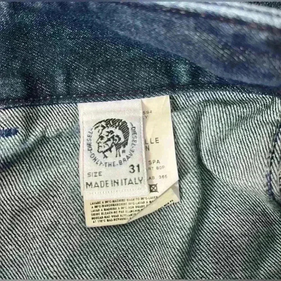 Diesel women’s low rise straight  leg jeans, sz 31 - Picture 6 of 7